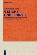 Cover: Gesicht und Schrift - De Gruyter