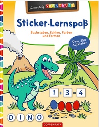 Enlarge image Cover: Sticker-Lernspaß (Dinosaurier) - Coppenrath