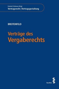 Abbildung von: Verträge des Vergaberechts - Facultas