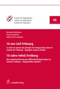 Cover: 10 ans LInf Fribourg / 10 Jahre InfoG Freiburg - St&auml;mpfli Verlag