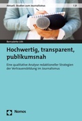 Cover: Hochwertig, transparent, publikumsnah - Nomos