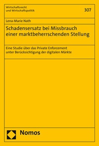 Abbildung von: Schadensersatz bei Missbrauch einer marktbeherrschenden Stellung - Nomos