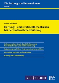 Abbildung von: Haftungs- und strafrechtliche Risiken bei der Unternehmensführung - HDS