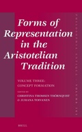 Cover: Forms of Representation in the Aristotelian Tradition. Volume Three: Concept Formation - Brill