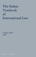 Cover: Italian Yearbook of International Law 30 (2020) - Martinus Nijhoff