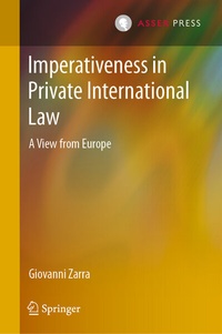 Abbildung von: Imperativeness in Private International Law - T.M.C. Asser Press