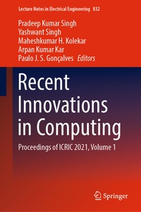 Abbildung von: Recent Innovations in Computing - Springer