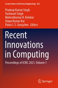 Abbildung von: Recent Innovations in Computing - Springer
