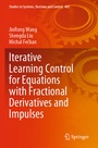 Cover: Iterative Learning Control for Equations with Fractional Derivatives and Impulses - Springer