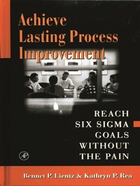 Enlarge image Cover: Achieve Lasting Process Improvement - Academic Press