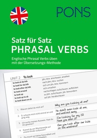 Abbildung von: PONS Satz für Satz Phrasal Verbs Englisch - PONS Langenscheidt