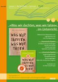 Cover: &raquo;Was wir dachten, was wir taten&laquo; im Unterricht PLUS - Beltz Verlagsgruppe GmbH & Co. KG
