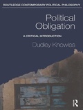 Cover: Political Obligation - Routledge
