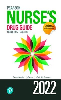 Enlarge image Cover: Pearson Nurse's Drug Guide 2022 - Pearson Education (US)