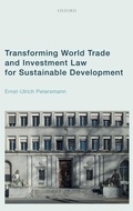 Cover: Transforming World Trade and Investment Law for Sustainable Development - Oxford University Press