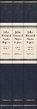 Cover: John Howard Payne Papers, 3-volume Set - University of Nebraska Press