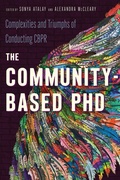 Cover: The Community-Based PhD - University of Arizona Press