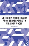 Cover: Criticism After Theory from Shakespeare to Virginia Woolf - Routledge