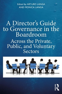 Abbildung von: A Director's Guide to Governance in the Boardroom - Routledge