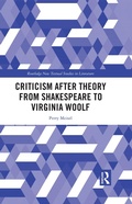 Cover: Criticism After Theory from Shakespeare to Virginia Woolf - Routledge