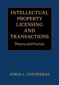 Enlarge image Cover: Intellectual Property Licensing and Transactions - Cambridge University Press
