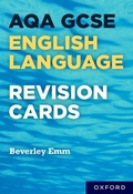 Cover: AQA GCSE English Language revision cards - Oxford University Press