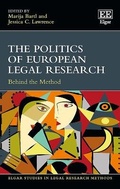 Cover: The Politics of European Legal Research - Edward Elgar Publishing
