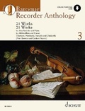 Cover: Baroque Recorder Anthology: 3 - Schott Music Ltd