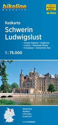 Abbildung von: Radkarte Schwerin Ludwigslust (RK-MV04) - Esterbauer