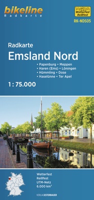 Abbildung von: Radkarte Emsland Nord (RK-NDS05) - Esterbauer