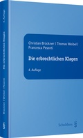 Cover: Die erbrechtlichen Klagen - Schulthess Juristische Medien
