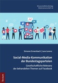 Cover: Social-Media-Kommunikation der Bundestagsparteien - Tectum Wissenschaftsverlag