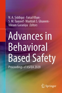 Enlarge image Cover: Advances in Behavioral Based Safety - Springer