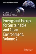 Cover: Energy and Exergy for Sustainable and Clean Environment, Volume 2 - Springer