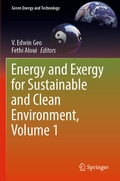 Cover: Energy and Exergy for Sustainable and Clean Environment, Volume 1 - Springer