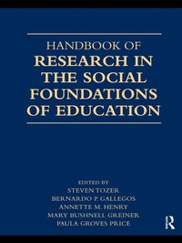 Enlarge image Cover: Handbook of Research in the Social Foundations of Education - Routledge