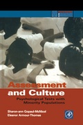 Cover: Assessment and Culture - Academic Press