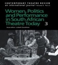 Cover: Women, Politics and Performance in South African Theatre Today - Routledge