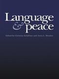 Cover: Language & Peace - Routledge