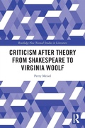 Cover: Criticism After Theory from Shakespeare to Virginia Woolf - Routledge
