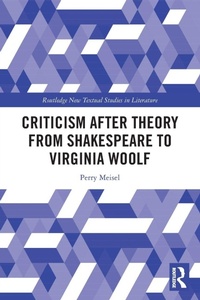 Enlarge image Cover: Criticism After Theory from Shakespeare to Virginia Woolf - Routledge