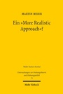 Cover: Ein "More Realistic Approach"? - Mohr Siebeck