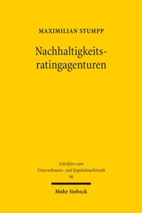 Abbildung von: Nachhaltigkeitsratingagenturen - Mohr Siebeck