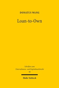 Abbildung von: Loan-to-Own - Mohr Siebeck