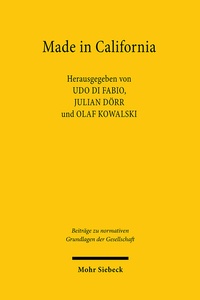 Abbildung von: Made in California - Mohr Siebeck
