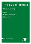 Cover: The size of things I - Language Science Press