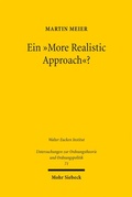 Cover: Ein "More Realistic Approach"? - Mohr Siebeck
