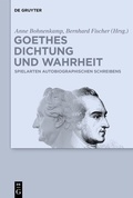 Cover: Goethes Dichtung und Wahrheit - De Gruyter