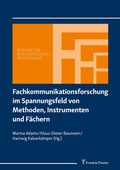 Cover: Fachkommunikationsforschung im Spannungsfeld von Methoden, Instrumenten und F&auml;chern - Frank & Timme