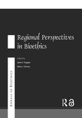 Cover: Annals of Bioethics: Regional Perspectives in Bioethics - Taylor & Francis